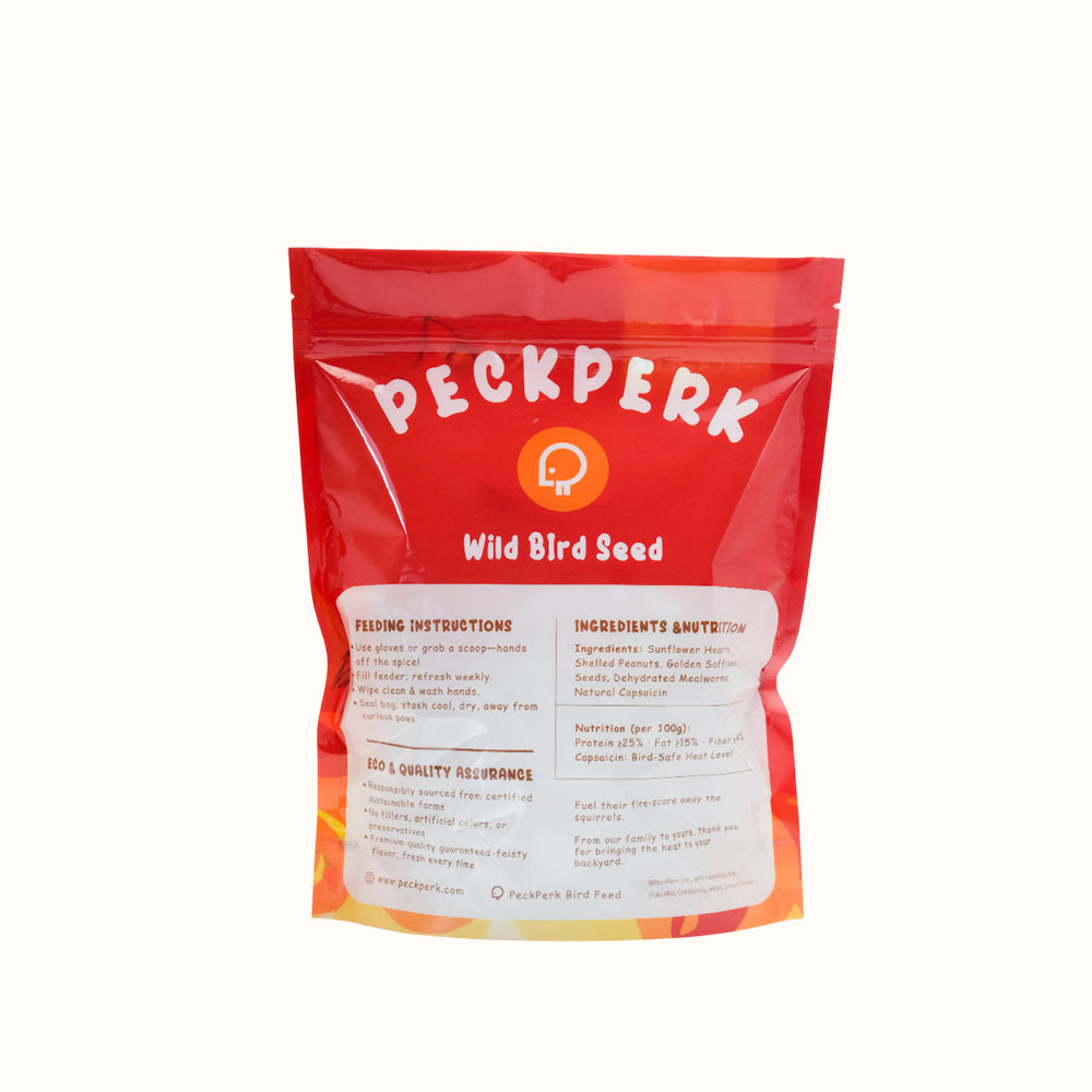 PeckPerk Flaming Hot Wild Bird Food