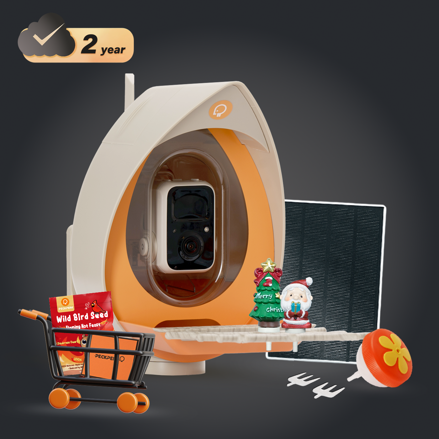 PeckPerk Smart Bird Feeder Premium Bundle