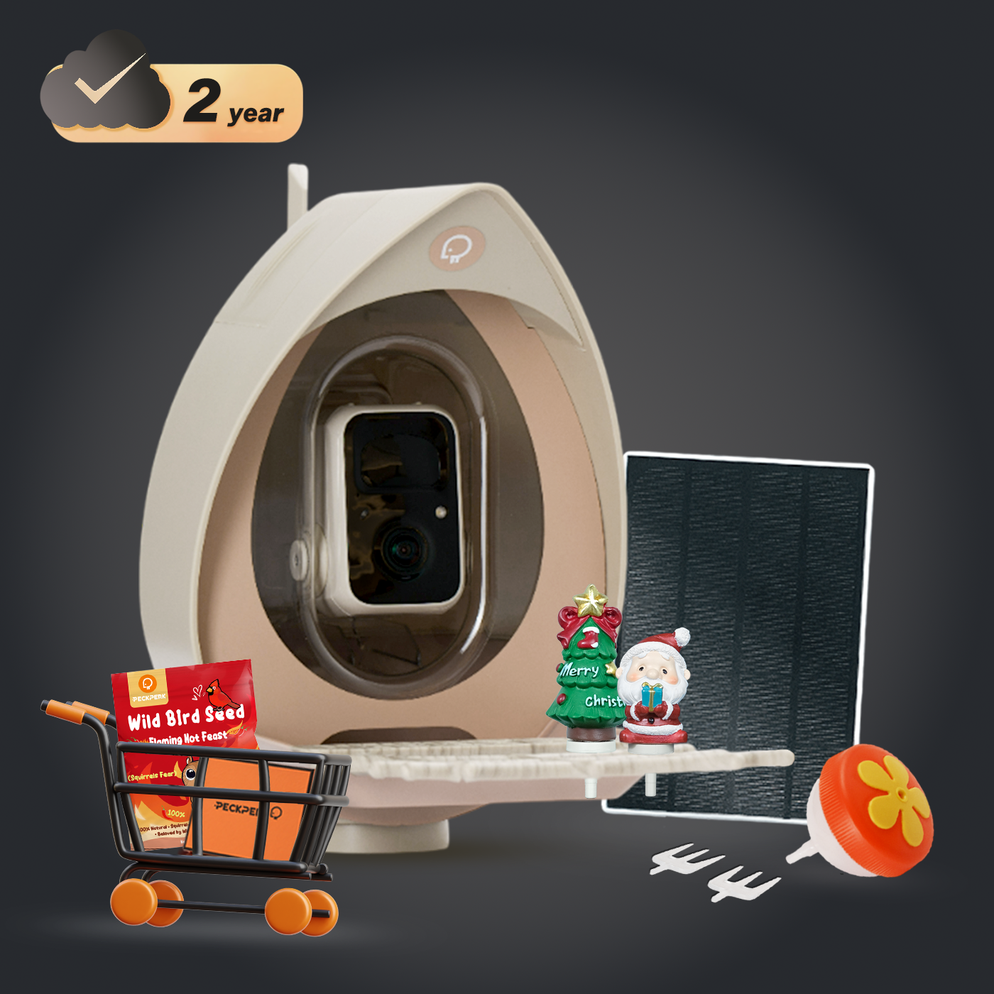 PeckPerk Smart Bird Feeder Premium Bundle